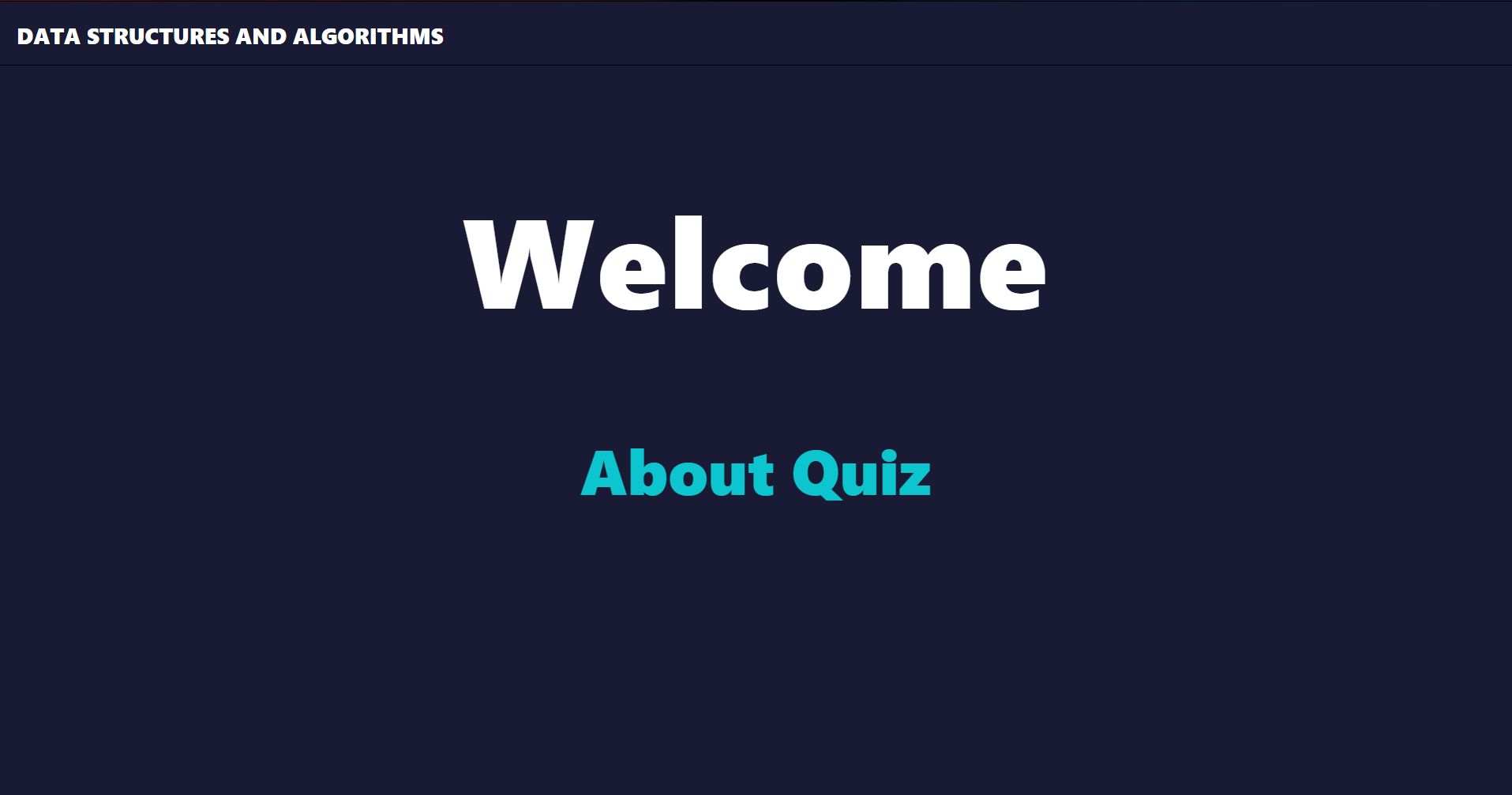 Project: Quiz App